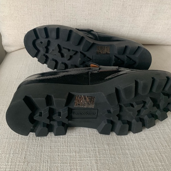 Franco Sarto Black Patent Loafer size 8.5 - Picture 6 of 7